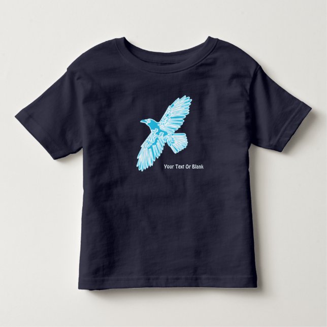Blue Raven T Shirt (Framsida)