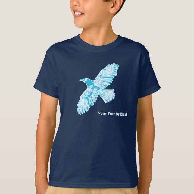 Blue Raven T Shirt (Framsida)