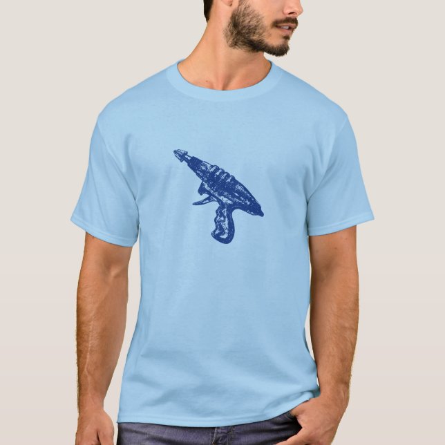 Blue Ray Gun Shirt T-shirt (Framsida)