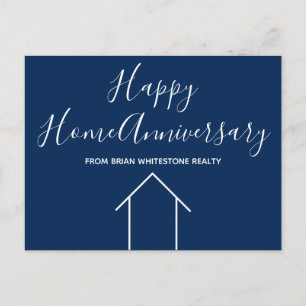 Blue Real Gods Company Anpassningsbar House Markna Vykort