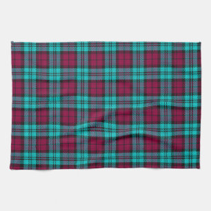 Blue Red Campbell Tartan Blackwatch Play Kökshandduk