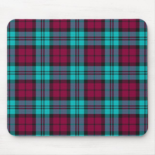 Blue Red Campbell Tartan Blackwatch Play Musmatta (Framsidan)