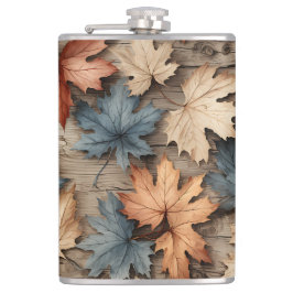 BLUE RED CREAM FALL HÖST LÖV FICKPLUNTA