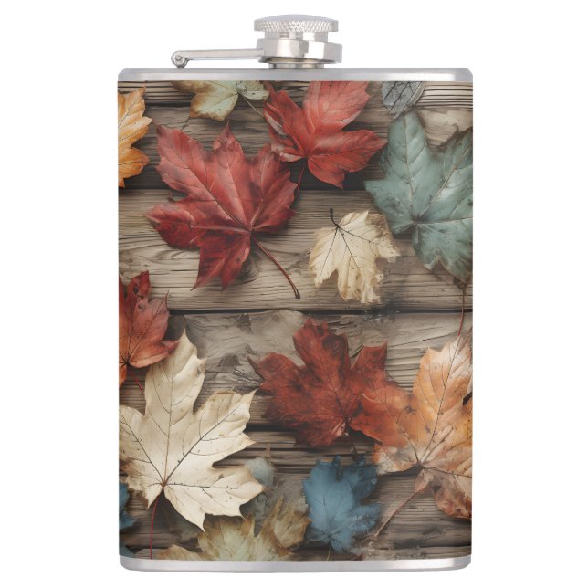 BLUE RED CREAM FALL HÖST LÖV FICKPLUNTA (Framsidan)