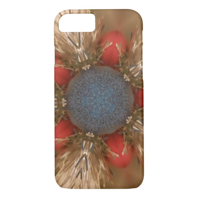 Blue Red Dekoration Baubles Case-Mate iPhone Skal (Baksida)
