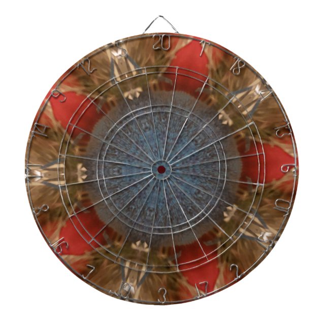 Blue Red Dekoration Baubles Darttavla (Framsidan)