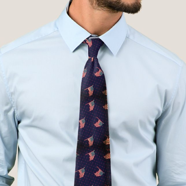 BLUE RED POLKA DOT AMERICAN FLAGGOR SLIPS (Skapare uppladdad)