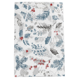 Blue Red White Helgdag Foliage jul