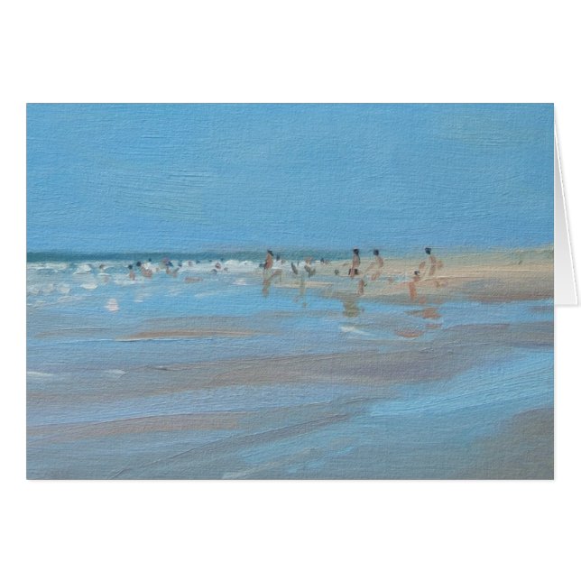 Blue Reflection Montalivet Hälsningskort (Framsidan Horizontal)