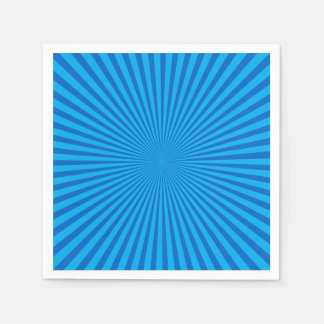 Blue Retro Sunburst Background Pappersservett