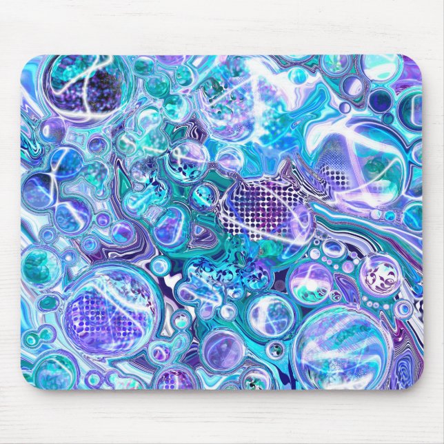 Blue Rhapsody | Abstrakt Art Musmatta (Framsidan)