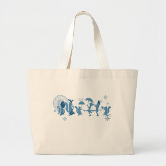 Blue Rhapsody Jumbo Tote Tygkasse