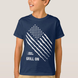 Blue Rhino "American Flagga: Grill på" Barn T Shirt