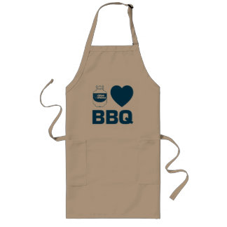 Blue Rhino "I Heart BBQ" Långt Förkläde