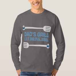 Blue Rhino ’Pappa grill’-Långärmad T Shirt