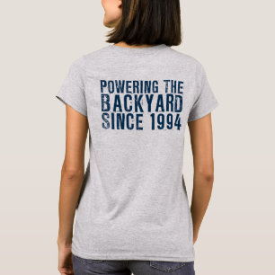 Blue Rhino "Power the Backyard" Kvinnor T Shirt