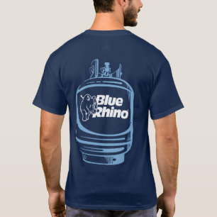 Blue Rhino"Tank" Mörk Manar T Shirt