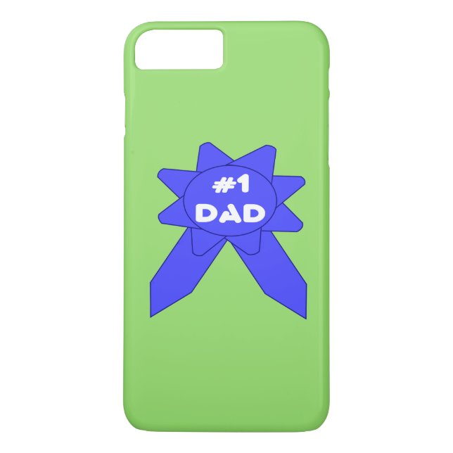 Blue Ribbon #1 Pappa Case-Mate iPhone Skal (Baksida)