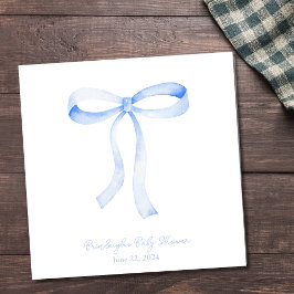 Blue Ribbon Coquette Personlig Napkins Pappersservett