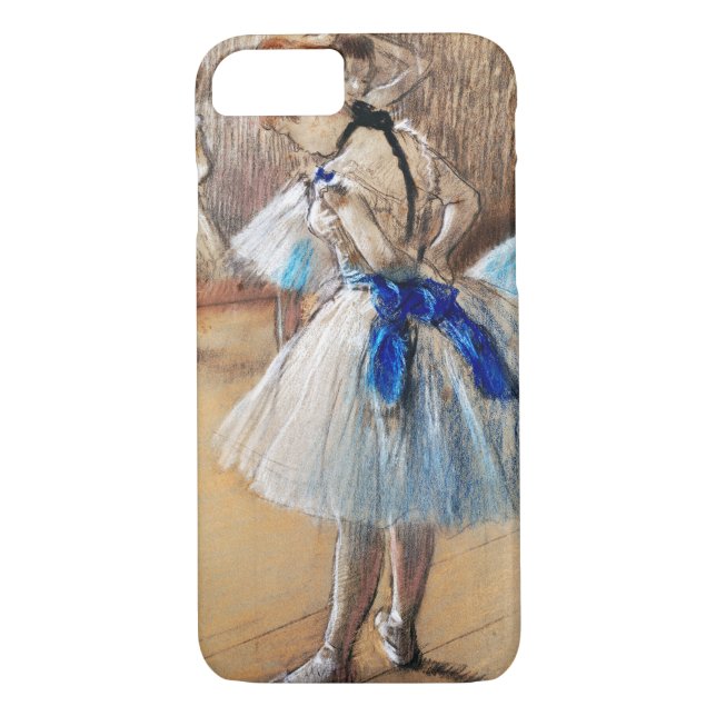 Blue Ribbon Dancer, Edgar Degas Case-Mate iPhone Skal (Baksida)