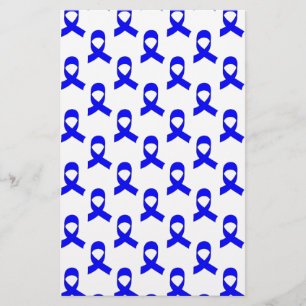 Blue Ribbon Mönster Brevpapper