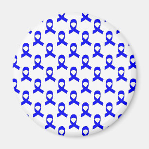 Blue Ribbon Mönster Magnet