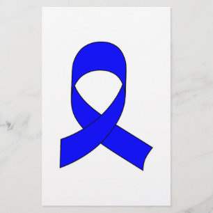 Blue Ribbon Teckning Brevpapper