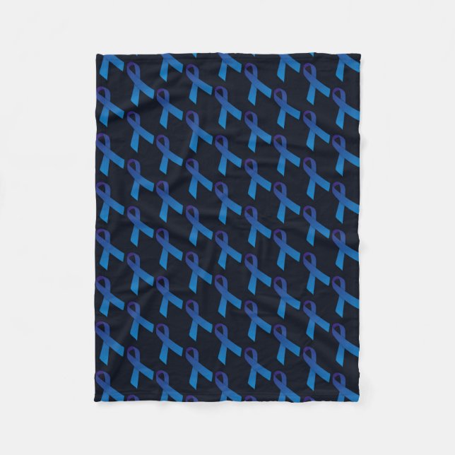 Blue Ribbon Tiled Mönster Fleecefilt (Framsidan)