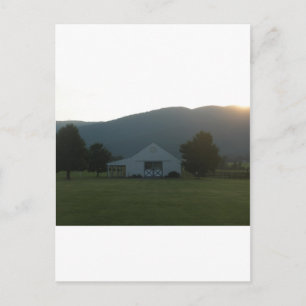 Blue Ridge Farm Sunset Vykort