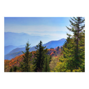 Blue Ridge Fototryck