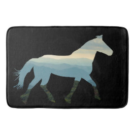 Blue Ridge Horse Bath Mat Badrumsmatta