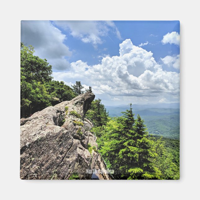 Blue Ridge Mountain, North Carolina Magnet (Framsidan)