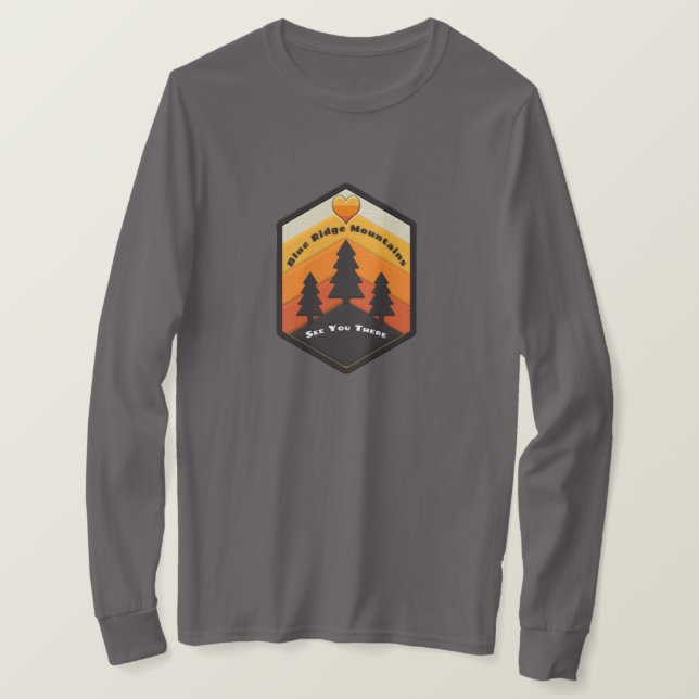 Blue Ridge Mountain T-Shirt (Design framsida)