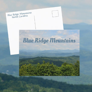 Blue Ridge Mountains Appalachisk Fotografi Vykort