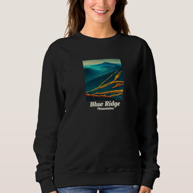 Blue Ridge Mountains Graphic T Shirt (Framsida)
