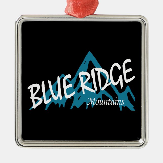 Blue Ridge Mountains Julgransprydnad Metall (Framsidan)