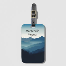 Blue Ridge Mountains, Montebello anpassade Bagagebricka