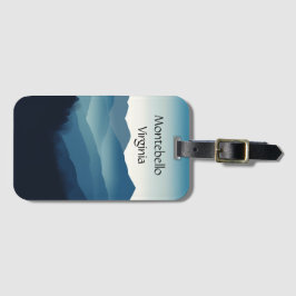 Blue Ridge Mountains, Montebello anpassade Bagagebricka