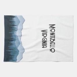 Blue Ridge Mountains, Montebello anpassade Kökshandduk