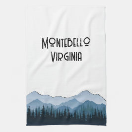Blue Ridge Mountains, Montebello anpassade Kökshandduk