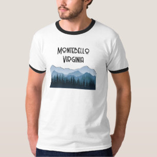 Blue Ridge Mountains, Montebello anpassade T Shirt