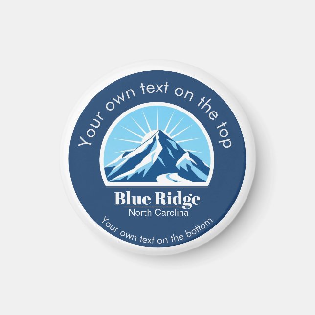 Blue Ridge Mountains NC ski resort souvenir  Magnet (Framsidan)