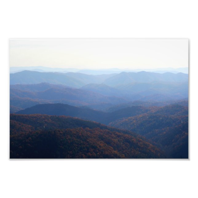 Blue Ridge Mountains, North Carolina Fototryck (Framsidan)