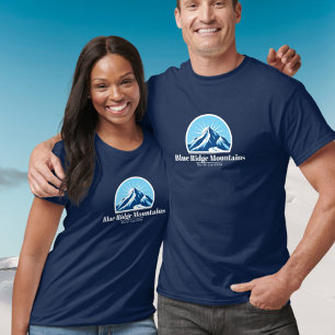 Blue Ridge Mountains North Carolina T-Shirt på sve