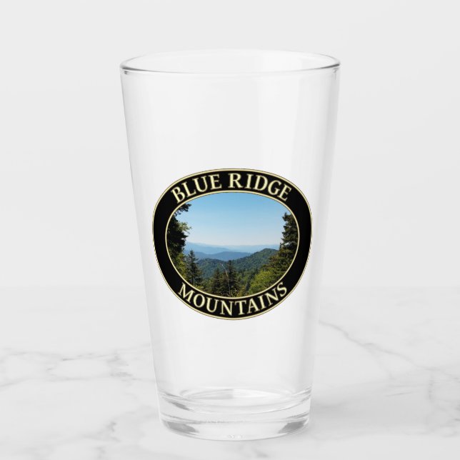 Blue Ridge Mountains of North Carolina Glaskopp (Framsida)