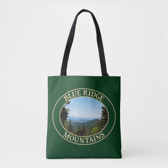 Blue Ridge Mountains of North Carolina Tygkasse (Framsida)