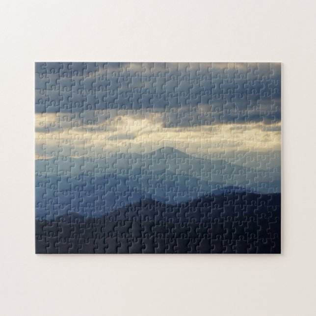 Blue Ridge Mountains Puzzle Pussel (Horisontell)