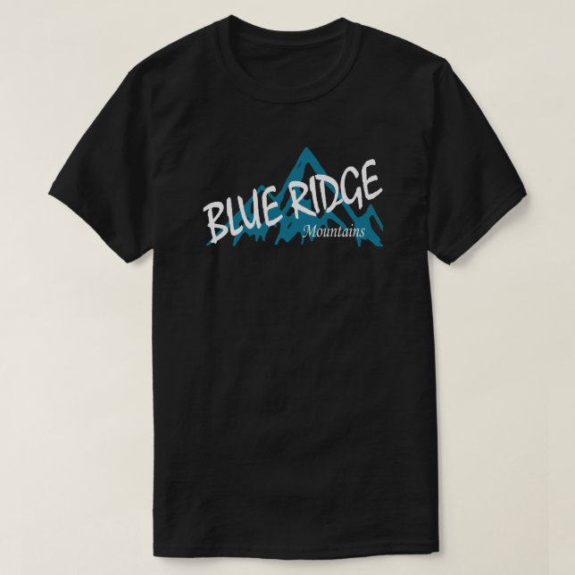 Blue Ridge Mountains T Shirt (Design framsida)