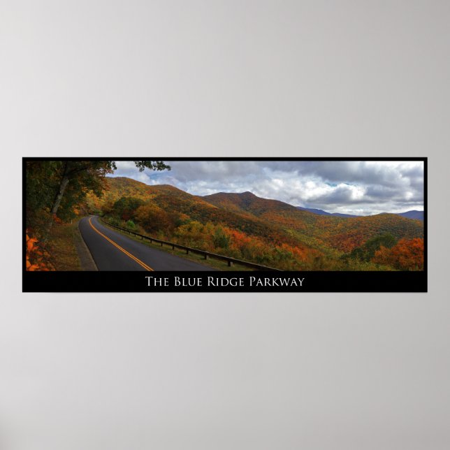 Blue Ridge Parkway i Fall Poster (Framsidan)