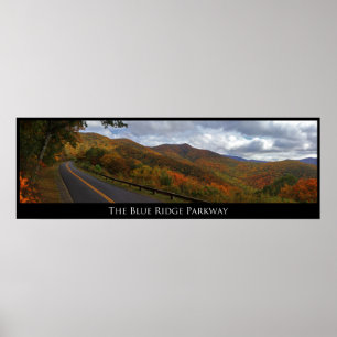 Blue Ridge Parkway i Fall Poster